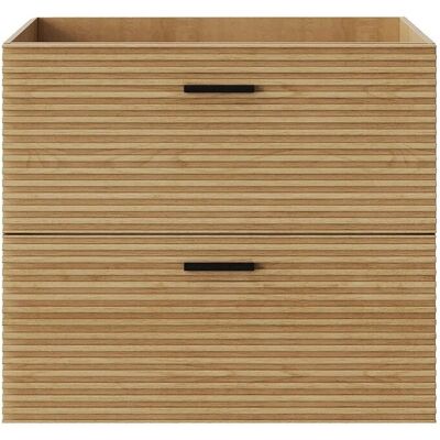Vente-unique Waschbeckenunterschrank Sarone Naturfarben Hell 60 cm Vente-unique Waschbeckenunterschrank Sarone Naturfarben Hell 60 cm