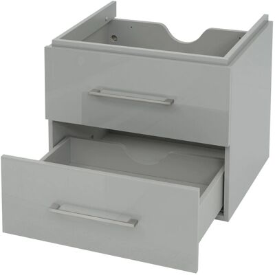 MCW Premium Waschbeckenunterschrank D16 60cm Grau MCW Premium Waschbeckenunterschrank D16 60cm Grau