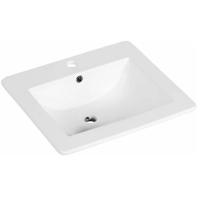 Kerra Einbauwaschbecken KR-530 Weiß Glänzend Kerra Einbauwaschbecken KR-530 Weiß Glänzend