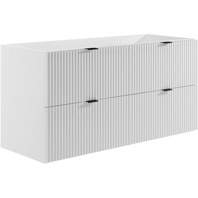 Vente-unique Waschbeckenunterschrank Zevini Weiß 120 cm Vente-unique Waschbeckenunterschrank Zevini Weiß 120 cm