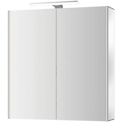 Jokey Spiegelschrank Alu-LED 65 cm x 71 cm Aluminium Jokey Spiegelschrank Alu-LED 65 cm x 71 cm Aluminium