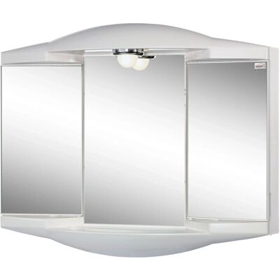 Sieper Spiegelschrank Chico 62 cm x 52,6 cm Weiß Hochglanz Sieper Spiegelschrank Chico 62 cm x 52,6 cm Weiß Hochglanz