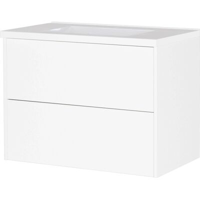Germania Waschtisch GW-BODERA Weiß B 81 cm H 61 cm T 46 cm Germania Waschtisch GW-BODERA Weiß B 81 cm H 61 cm T 46 cm