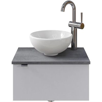 Pelipal 6915 Wandwaschbecken - Keramik, Weiß Glanz & Dunkelgrau Pelipal 6915 Wandwaschbecken - Keramik, Weiß Glanz & Dunkelgrau
