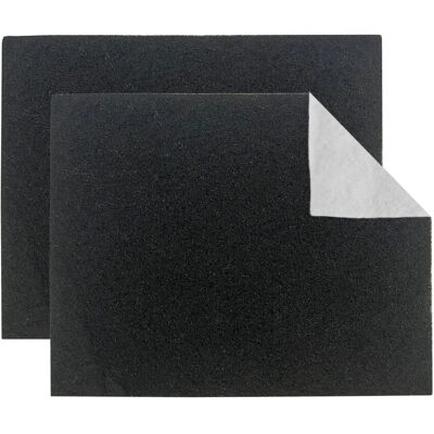 Relaxdays Dunstabzugshaubenfilter 2er Pack Polyester Carbon Schwarz Weiß Zuschneidbar 47 cm x 57 cm Relaxdays Dunstabzugshaubenfilter 2er Pack Polyester Carbon Schwarz Weiß Zuschneidbar 47 cm x 57 cm