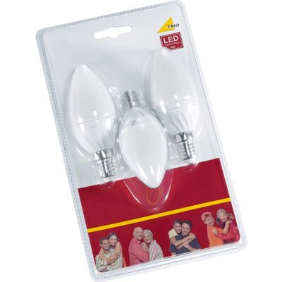 GD TRIO - Oliva E14 6W - 3 Pack - Blister - LED bulb GD TRIO - Oliva E14 6W - 3 Pack - Blister - LED bulb