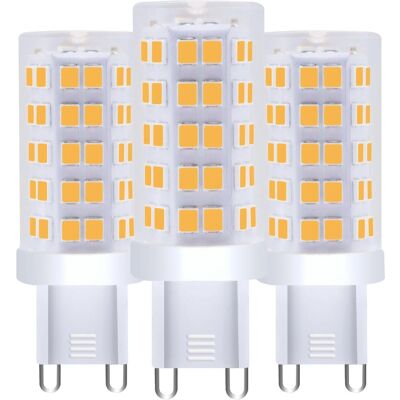 LED-Leuchtmittel SMD G9 Kapsel 4,7 W 550,m 3er-Set LED-Leuchtmittel SMD G9 Kapsel 4,7 W 550,m 3er-Set