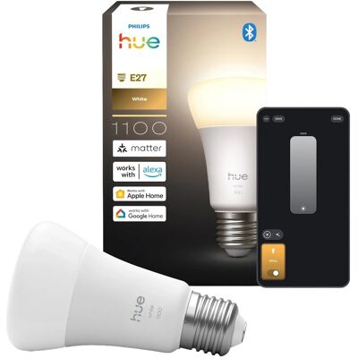 Philips Hue Leuchtmittel E27 White 2.700 K 1100,m 9,5 W Philips Hue Leuchtmittel E27 White 2.700 K 1100,m 9,5 W