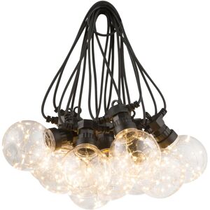Globo LED-Lichterkette Almaga 10-flammig Schwarz Globo LED-Lichterkette Almaga 10-flammig Schwarz