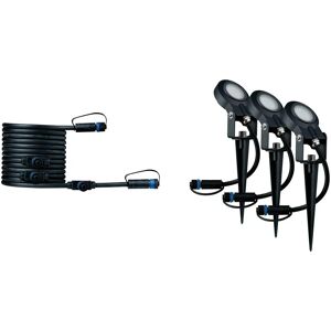 Paulmann Outdoor P&S Spot Sting Erg-Set Anthrazit IP67 3000K 3x6W 24V dimmbar Paulmann Outdoor P&S Spot Sting Erg-Set Anthrazit IP67 3000K 3x6W 24V dimmbar
