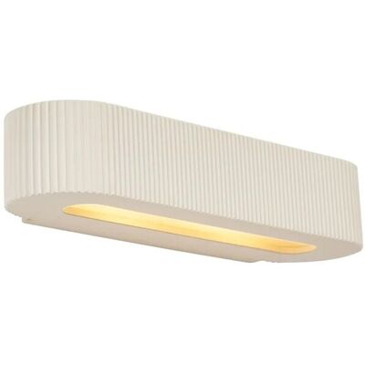 QAZQA Skandinavische Wandleuchte Weiß UFO 2-flammig Plaster QAZQA Skandinavische Wandleuchte Weiß UFO 2-flammig Plaster