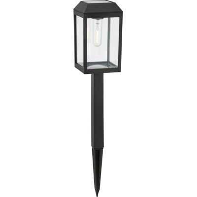 Solar-LED-Leuchte Pandino Schwarz Warmweiß 50 cm x 10 cm x 10 cm Solar-LED-Leuchte Pandino Schwarz Warmweiß 50 cm x 10 cm x 10 cm