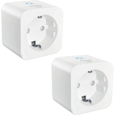 Philips Steckdose Smart Matter Typ F Energieverbrauchsmessung 2-Flammig Pack Philips Steckdose Smart Matter Typ F Energieverbrauchsmessung 2-Flammig Pack