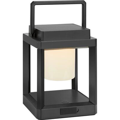 Solar-LED-Laterne Schwarz Eckig 13,5 cm x 13,5 cm x 18 cm Solar-LED-Laterne Schwarz Eckig 13,5 cm x 13,5 cm x 18 cm