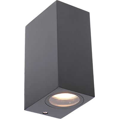 SHADA Außen-Wandleuchte Antrazith - 2x GU10 SHADA Außen-Wandleuchte Antrazith - 2x GU10