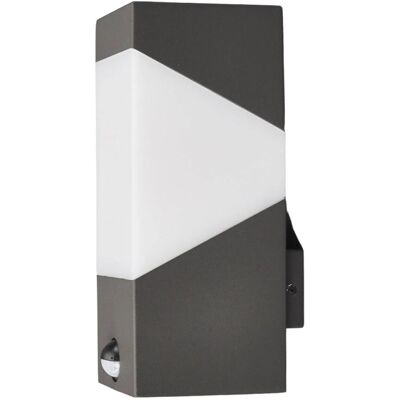 Lucande Kiran Moderne schwarze Aluminium Außenwandleuchte mit Bewegungssensor Lucande Kiran Moderne schwarze Aluminium Außenwandleuchte mit Bewegungssensor