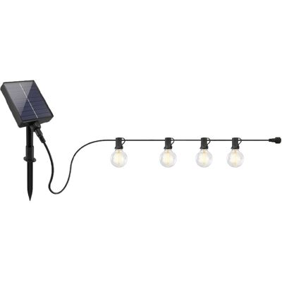 Salcar 15M Solar G40 LED Lichterkette mit Fernbedienung Außen Glühbirnenkette Salcar 15M Solar G40 LED Lichterkette mit Fernbedienung Außen Glühbirnenkette