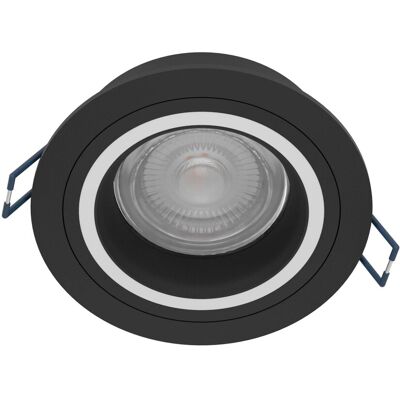 Eglo LED-Spot Carosso-Z RGB/CCT Ø 9,3 cm Schwarz - Weiß Eglo LED-Spot Carosso-Z RGB/CCT Ø 9,3 cm Schwarz - Weiß