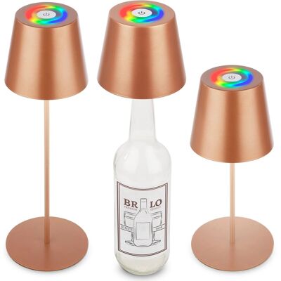 B.K.LICHT LED Tischlampe - Touch-Dimmer, Kabellos, Höhenverstellbar B.K.LICHT LED Tischlampe - Touch-Dimmer, Kabellos, Höhenverstellbar
