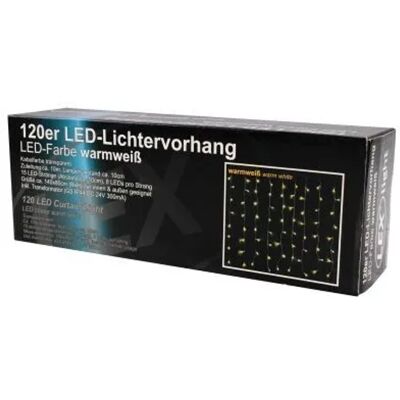 Lex 120er LED Lichtervorhang Lichterkette Außen Innen Weihnachtsbeleuchtung Warmweiß Lex 120er LED Lichtervorhang Lichterkette Außen Innen Weihnachtsbeleuchtung Warmweiß