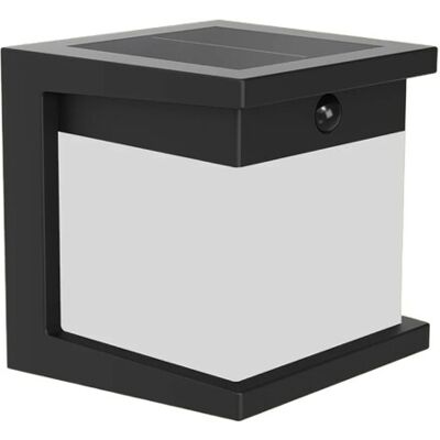 Philips Solar-Outdoor-Wandleuchte Diara 2.700 K Schwarz 12 cm x 11 cm x 12 cm Philips Solar-Outdoor-Wandleuchte Diara 2.700 K Schwarz 12 cm x 11 cm x 12 cm