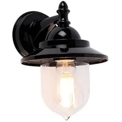 QAZQA Oxford Außenwandlampe - Klassisch IP44 Schwarz QAZQA Oxford Außenwandlampe - Klassisch IP44 Schwarz