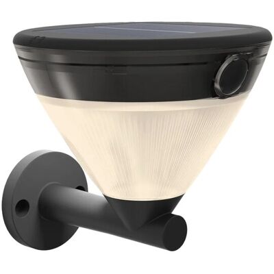 Philips Solar-Outdoor-Wandleuchte Kyna 2.700 K Schwarz 13,9 x 15,8 x 13,7 cm Philips Solar-Outdoor-Wandleuchte Kyna 2.700 K Schwarz 13,9 x 15,8 x 13,7 cm