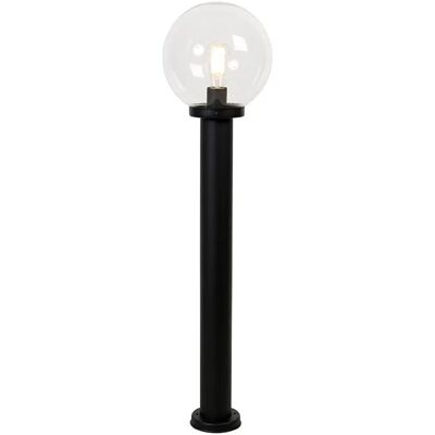 Qazqa Schwarze Sphären-Gartenleuchte - IP44 - Außenwandleuchte Qazqa Schwarze Sphären-Gartenleuchte - IP44 - Außenwandleuchte
