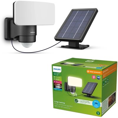 Philips Sicherheitslicht Tylus Solar 5.000 K 1000,m Schwarz Philips Sicherheitslicht Tylus Solar 5.000 K 1000,m Schwarz