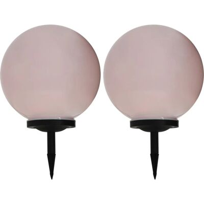 vidaXL Außenleuchten 2er Set RGB Kugel 40cm Solar vidaXL Außenleuchten 2er Set RGB Kugel 40cm Solar
