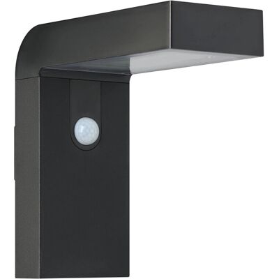 Eglo LED-Solar-Wandleuchte Baracconi mit Sensor 20 cm x 9 cm Schwarz Eglo LED-Solar-Wandleuchte Baracconi mit Sensor 20 cm x 9 cm Schwarz