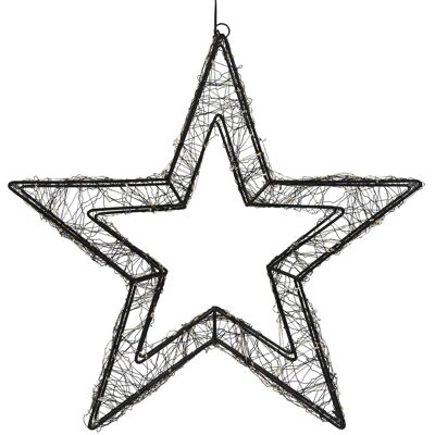 ECD Germany LED-Weihnachtsstern 38 cm 500 LEDs Extra-Warmweiß Metall ECD Germany LED-Weihnachtsstern 38 cm 500 LEDs Extra-Warmweiß Metall