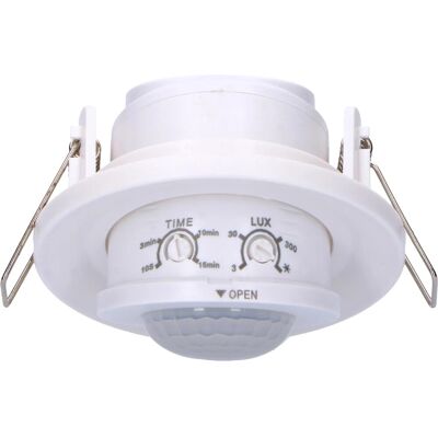 LED`s light LED's,ight Einbau-Deckensensor PIR LED + Halogen 360° IP20 Weiß LED`s light LED's,ight Einbau-Deckensensor PIR LED + Halogen 360° IP20 Weiß