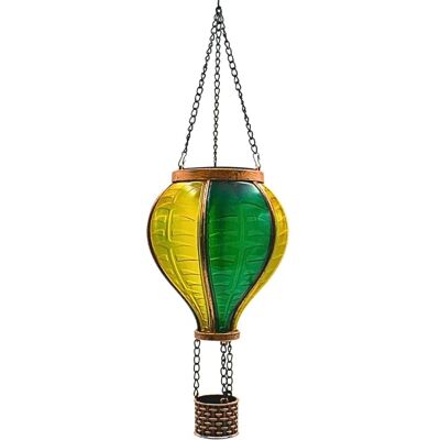 Dekohelden24 Solar Heißlutballon Solar Laterne Hängende Solarleuchte Solarballon Solarlampe mit Ansteigender Flamme in Grün L/B/H 11 x 13 x 37 cm Dekohelden24 Solar Heißlutballon Solar Laterne Hängende Solarleuchte Solarballon Solarlampe mit Ansteigender Flamme in Grün L/B/H 11 x 13 x 37 cm