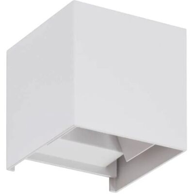 Lindby Nivar Wandleuchte - Außen, Weiß, Modern, Metall, Quadrat Lindby Nivar Wandleuchte - Außen, Weiß, Modern, Metall, Quadrat