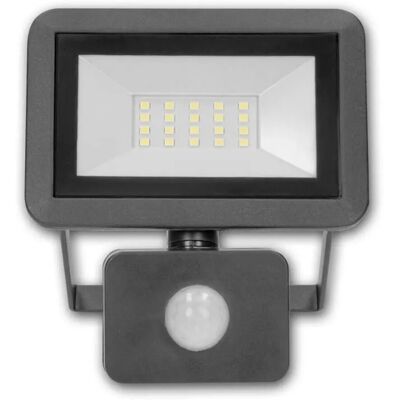 world-trading-net Mini LED Fluter BULLED PIR Schwarz 20W 230V 1600lm world-trading-net Mini LED Fluter BULLED PIR Schwarz 20W 230V 1600lm