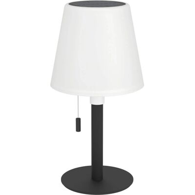 EGLO Solar-LED-RGBW-Tischleuchte MONTAPALMA Weiß-Schwarz m. Zugschalter IP54 EGLO Solar-LED-RGBW-Tischleuchte MONTAPALMA Weiß-Schwarz m. Zugschalter IP54