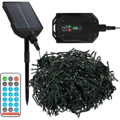 ECD Germany Solar Lichterkette Aussen 16m 800LED Warmweiß Timer 13Modi ECD Germany Solar Lichterkette Aussen 16m 800LED Warmweiß Timer 13Modi