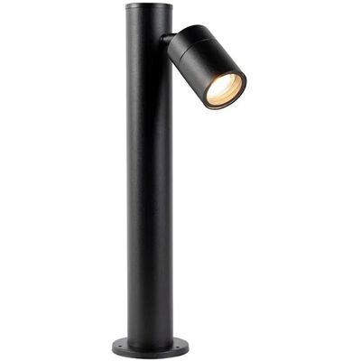 QAZQA Schwarze verstellbare Außenlampe - Modern Edelstahl IP44 - 45cm QAZQA Schwarze verstellbare Außenlampe - Modern Edelstahl IP44 - 45cm