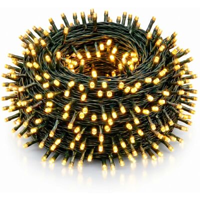 Salcar Solar Lichterkette 10,75 m 240 LED USB & Solar 13 Modi Warmweiß Salcar Solar Lichterkette 10,75 m 240 LED USB & Solar 13 Modi Warmweiß