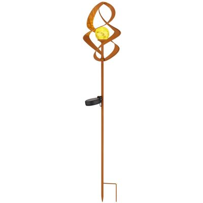 Globo - GL90-Rost - Rostfarben - 90 cm - Solar Gartenleuchte Globo - GL90-Rost - Rostfarben - 90 cm - Solar Gartenleuchte