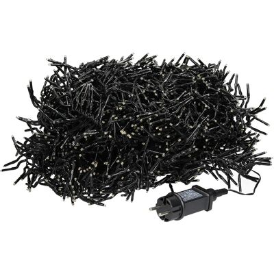 ECD Germany LED Büschel Lichterkette 22m 3000 LEDs Warmweiß Strombetrieb IP44 ECD Germany LED Büschel Lichterkette 22m 3000 LEDs Warmweiß Strombetrieb IP44
