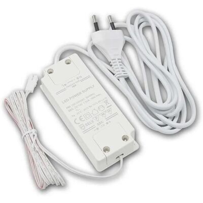 world-trading-net LED Trafo 12V 16W 2m Kabel Warmweiß + Mini-AMP-Buchse world-trading-net LED Trafo 12V 16W 2m Kabel Warmweiß + Mini-AMP-Buchse