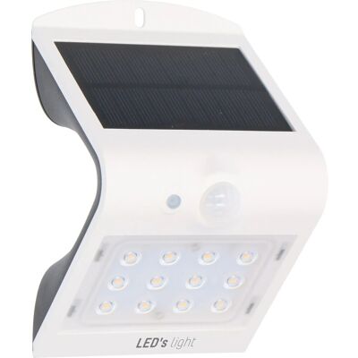 LED's Work Solar-Außenleuchte Flutlicht mit Sensor 1,5 W 220,m 3.000 K Weiß LED's Work Solar-Außenleuchte Flutlicht mit Sensor 1,5 W 220,m 3.000 K Weiß