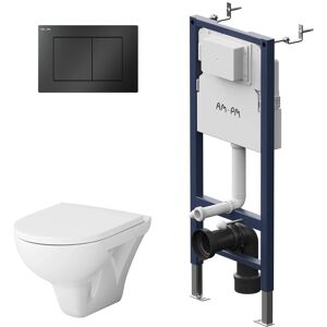 AM.PM WC Set Wand WC Vorwandelement Drückerplatte Toilette mit Spülkasten Komplett IIS90238.TA1700 Prime Fit AM.PM WC Set Wand WC Vorwandelement Drückerplatte Toilette mit Spülkasten Komplett IIS90238.TA1700 Prime Fit