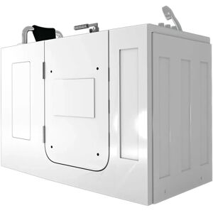 AcquaVapore AquaVapore Sitzwanne Whirlpool Badewanne mit Tür S07WP-TH-A-L 140x76cm AcquaVapore AquaVapore Sitzwanne Whirlpool Badewanne mit Tür S07WP-TH-A-L 140x76cm