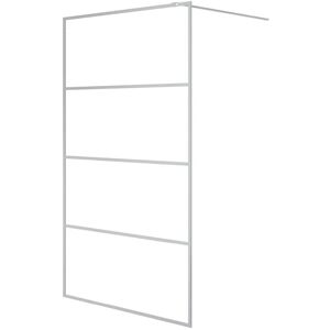 MAISONCHIC - Walk-in Duschwand Silber 115x195 cm ESG Glas MAISONCHIC - Walk-in Duschwand Silber 115x195 cm ESG Glas