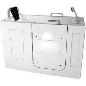 AcquaVapore AquaVapore Sitzwanne Whirlpool Badewanne mit Tür S07WP-B-L 140x76cm AcquaVapore AquaVapore Sitzwanne Whirlpool Badewanne mit Tür S07WP-B-L 140x76cm