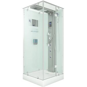 AcquaVapore AquaVapore Dampfdusche Duschtempel Sauna Dusche Duschkabine D38-10R2-EC 90x90 cm AcquaVapore AquaVapore Dampfdusche Duschtempel Sauna Dusche Duschkabine D38-10R2-EC 90x90 cm