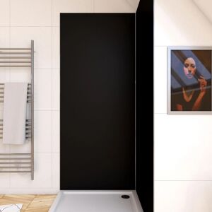 Aurlane Design-Duschwand Satin Schwarz 90 cm x 210 cm x 0,3 cm Aurlane Design-Duschwand Satin Schwarz 90 cm x 210 cm x 0,3 cm